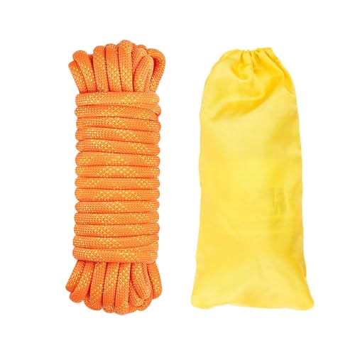 Gangying Kletterseil 12mm,Statisches Seil 30m- für Höhenrettung,Boat Rope,Fallschirm Seil, Wandern Outdoor Bergsteigen Sport Camping Hohe Tragfähigkeit & Abriebfestigkeit