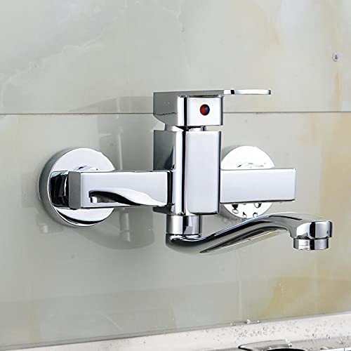 The Walls of The Bathroom Faucet Into The Wall Type Kitchen Faucet Brass Cold hot Water Faucet