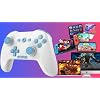 Bluetooth Controller for Switch/Mac/PC/Steam/Mobile Phone/iOS/Android//TV/iPad/Table/Apple Arcade MFi Games, switch pro controller wireless with Adjustable Dual Motion,Turbo,Macros,6-Axis,Wake Up