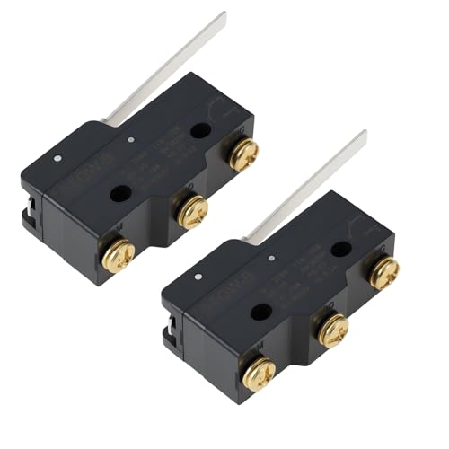 The Lord of the Tools Industrial Microswitch Z-15GW-B with Standard Lever 15A Capacity NO/NC Contacts for Machinery and Electrical Applications