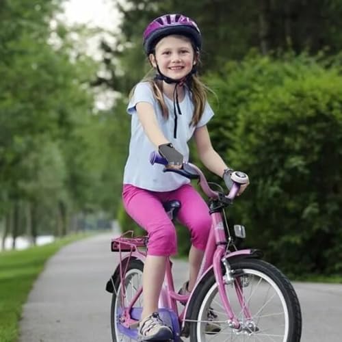 aifitbre Luvas de bicicleta para crianças – Luvas de ciclismo sem dedos, malha antiderrapante de sil