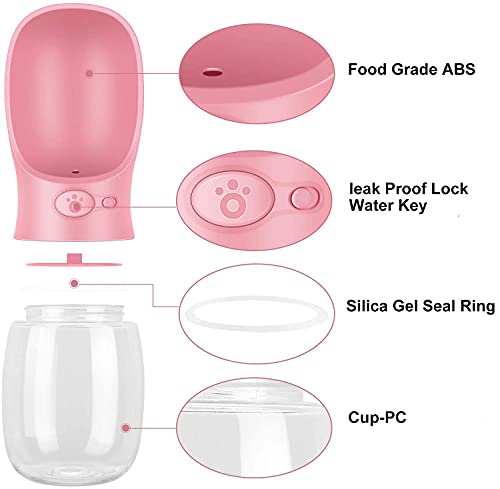 Kalimdor Dog Water Bottle, 12oz Leak Proof Portable Puppy Water Dispenser with Drinking Feeder for Pets Outdoor Walking… - Image 6