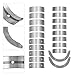 JaoRop Rod and Main and Thrust Bearings Kit Fit for 2004-2008 Acura TSX with K24 K24A K24A2 Engine for 2001-2011 Honda K20A2 K20Z1 K24A Engine 4B1972H-STD 5M1959H-STD 13211-PPA-003 13321-PNA-003