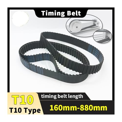 Courroie de synchronisation T10 robuste à pas précis 750mm boucle fermée - 2
