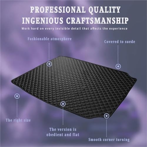 Tapis de coffre Citroën DS 7 couverture haut de gamme et imperméable - 5