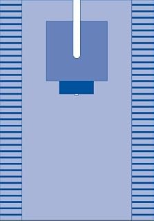 Medline EENT Split Drape, Sterile, SMS Fabric, 78 Inches x 121 Inches, with Absorbent Reinforcement and Adhesive Split, Case of 8 Each