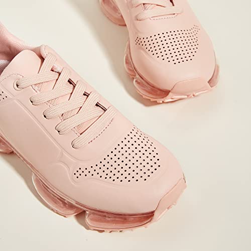 Image of LUCKY STEP Women Air Cushion Fashion Sneakers | Breathable Casual Comfortable Lightweight Walking Shoes