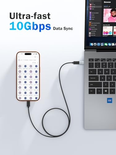 Image of Lemorele 10Gbps USB to USB C Adapter 6 Pack, Type C Female to USB A Male Adaptor Fast Charge and Sync Converter Compatible with All USB A Devices: Computer, Laptops, Chargers, and MacBook