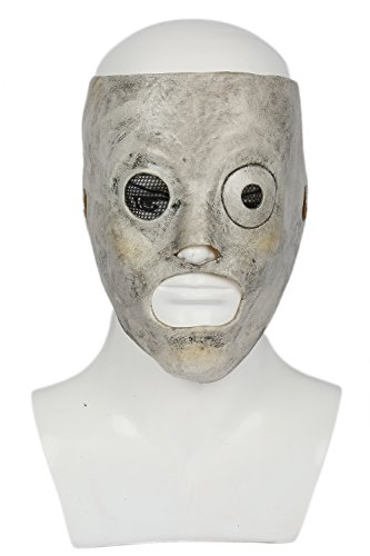 Men's Mask Cosplay Costume Accessories for Adult Halloween Latex Silver