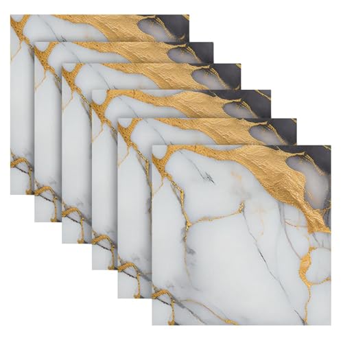 Servilletas de Tela Marble Multicolor Pack x6 miniatura 2