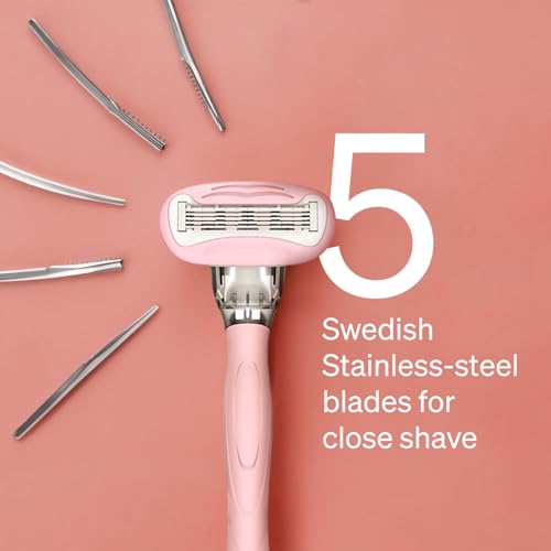 Image of Namyaa Ultra Sensitive Body Razor For Women | 2x Smoother And Long Lasting | Curve-Friendly, Smooth & Hassle-Free | 5 Blade Precision | Pack of 1