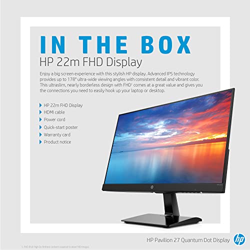 HP-22m-Monitor-215-inch-Full-HD-1080p-IPS-LCD-5ms-Anti-GlareLow-Blue-Light-Mode-Tilt-Adjustment-Ultra-Wide-Viewing-Angles-up-to-178-Degrees-1-x-HDMI-1-x-VGA-Black