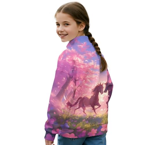 Girls Quarter Zip Sweatshirt Lightweight Pullover Tops Casual Long Sleeve Sweatshirts Fall Clothes for Teen Girl2