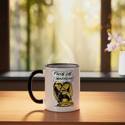 Star Wars C-3PO Taza Cerámica Negro/Blanco miniatura 3