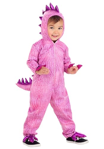 Disfraz Infantil Niña T-Rex Rosa 18 Meses