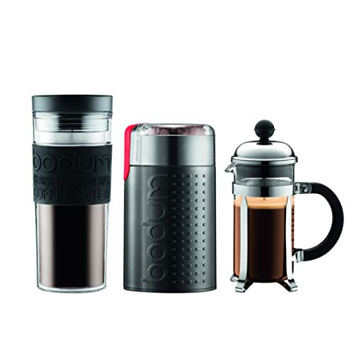 Bodum BISTRO Blade Grinder, Electric Blade Coffee Grinder, Black