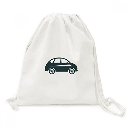 Toile drawstring backpack au motif classic cars silhouette géométrique
