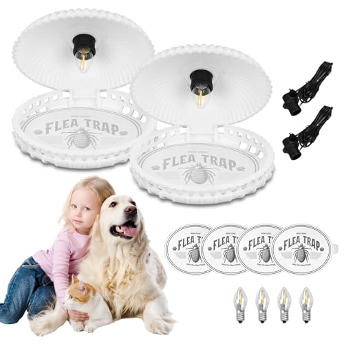 Piège à Puces, 2 Pack...