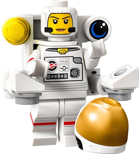 Auswahl: Lego 71046 Minifiguren Weltraum - Serie 26 - Minifigures Sammelfiguren + Gratispostkarte (01 - Astronautin auf Weltraumspaziergang)
