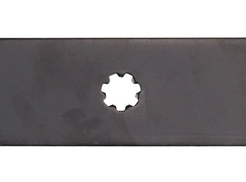 Rotary Copperhead Mulching Mower Blades Fit John Deere Models D100 LA100 Replaces OEM GX22151 GY20850 For 42 Inch Deck (pack of 2) - Thumbnail 5