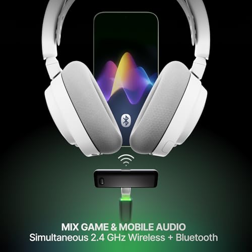SteelSeries Casque sans fil Arctis Nova 7X plateforme Gen2 Contrôle des applications en temps réel 50H+ Haut parleurs magnétiques en néodyme Mixable 2 4GHzBluetooth Xbox PC Switch12 Mobile - vue 4