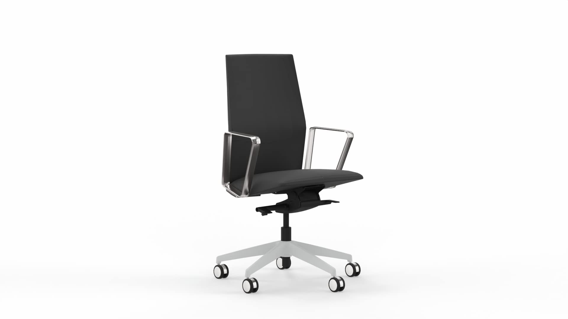 Sillón de Oficina de diseño Top Gama Profesional Allure Color Negro Silla Profesional de Escritorio