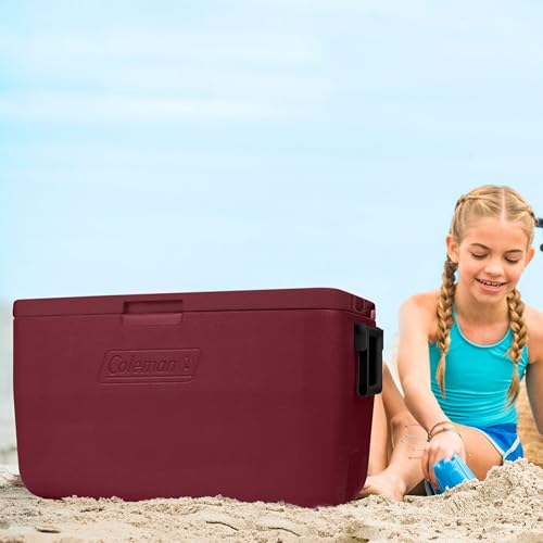 Image of Coleman Chiller 9 /16 /30 /48 /60qt Cooler with Ice Retention, Leak Resistant, Great for Camping, Concerts, Sports, and More