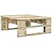 Susany Garten-Palettenhocker,Flachpalette Hocker Geeignet für den Innen- und Außenbereich 60 x 60 x 25 cm,Terrassenhocker Holz Gartenhocker Fußbank Sitzhocker Couchtisch Palettenmöbel