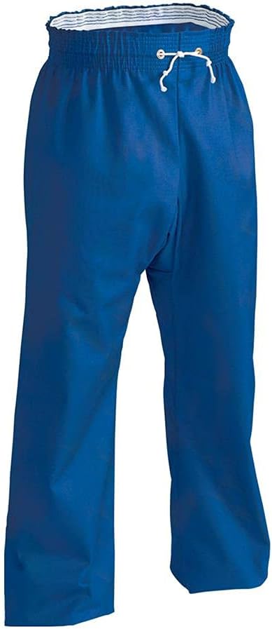 Century Martial Arts 8 oz. Middleweight Contact Karate Martial Arts Pants - Blue, 0 - Child 6-8