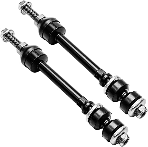 Image of Detroit Axle - 2WD 4pc Front Struts Sway Bars for 05-09 Mitsubishi Raider Dodge Dakota, Struts w /Coil Spring Stabilizer Sway Bars 2005 2006 2007 2008 2009 Replacement Suspension Kit Shocks