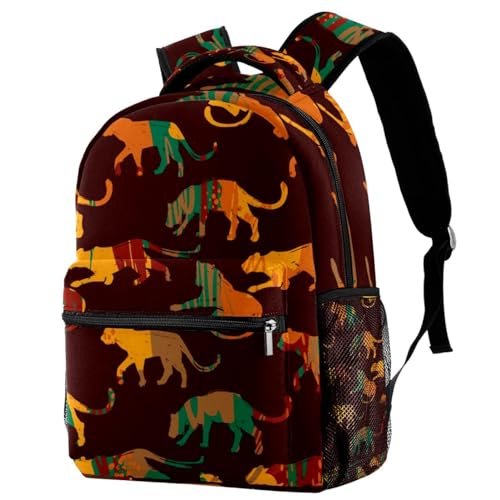 Sac à dos d'école léopard pour adolescentes et filles de 40 cm