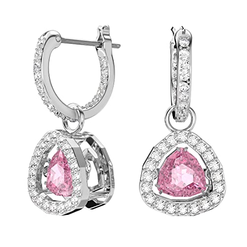 Swarovski Millenia Necklace And Earring Set, Pink, Rhodium Plated #TOP3