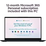 Lenovo IdeaPad 15.6 inch Laptop, 20GB RAM, 384GB Storage (256GB PCIe SSD + 128GB eMMC), Intel Celeron Dual Core Processor, Wi-Fi 6, w/WOWPC Recovery USB, Windows 11 with 1 Year Office 365 - Image 2