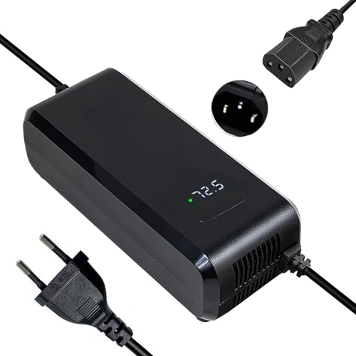 Blei-Säure-Batterieladegerät, 72,5 V, 3 A, für 60 V, mit LED-Display zur Anzeige der Ladespannung in Echtzeit