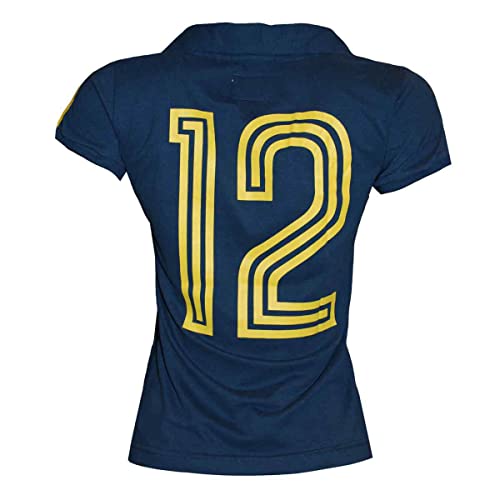 Camisa Brasil Vôlei 1984 Liga Retrô Feminina Azul P 5 Camisa Brasil Vôlei 1984 Liga Retrô Feminina Azul P - Imagem 5