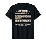 Murph Memorial Day T-shirt for Weightlifters and Bodybuilder T-Shirt