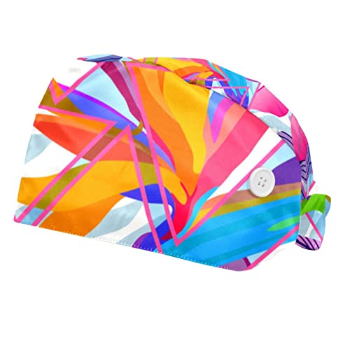 Chapeaux de travail VERED casquettes réglables à feuilles tropicales pour la cuisine