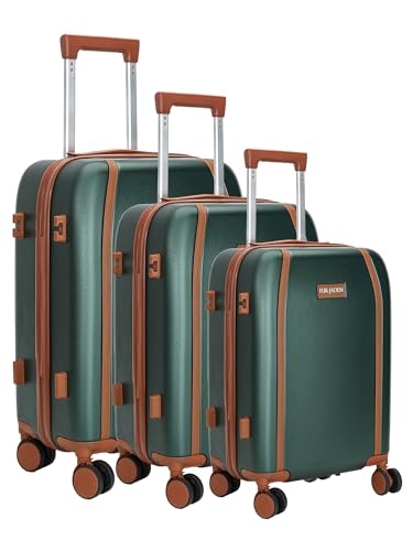 FUR JADEN The Wayfarer Polycarbonate Travel Luggage Suitcase