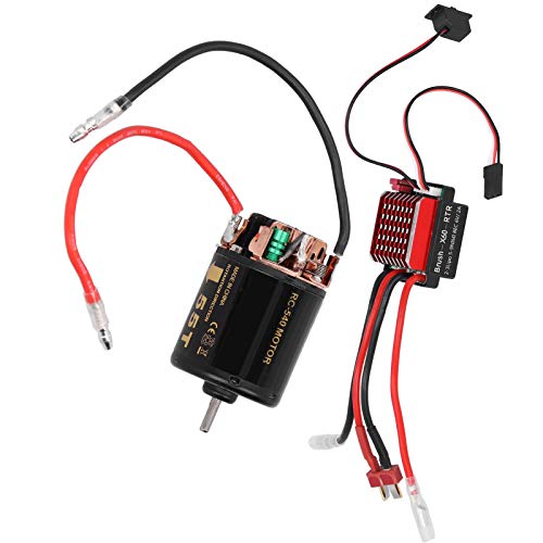 Moteur brosse 540 55T et variateur ESC 360A de remplacement pour auto RC 1/10