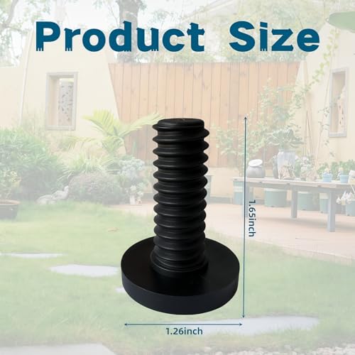 Image of 20 PCS Long Bolts Compatible with Suncast Storage Sheds Sheds for Suncast /Craftsman Resin Storage Sheds, Replacement Screws Compatible with Suncast Storage Sheds Shed Accessories (Black)