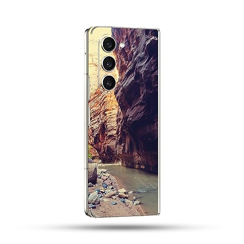 Image of MightySkins Skin Compatible with Samsung Galaxy Z Fold 5 Full Wrap - The Narrows | Protective, Durable, and Unique Vinyl Decal wrap Cover | Easy to Apply, Remove, and Change Styles | Made in The USA