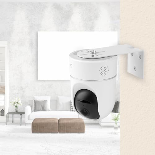 TEKCAM Supports Muraux Compatibles avec Eufy Security Indoor Cam E220 & Blink Mini Pan Tilt Indoor Camera, Support Plafond Accessoires pour Caméra Surveillance, Métal Super Dur (Sans Caméra) – Image 6