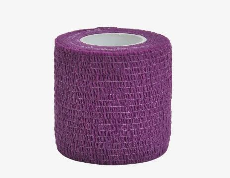 TTS Tattoo Machin Magic Bandage For Tattoo Grip Pack Of 1 (Purple)-image-19