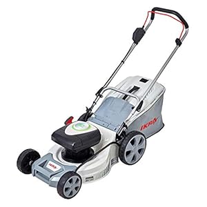 IKRA Accu Grasmaaier Mulchmaaier IAM 40-4325, TwinPower 2 x 40 V, opvangbak 50 l, maaibreedte 43 cm, Grijs/Rood/Zwart