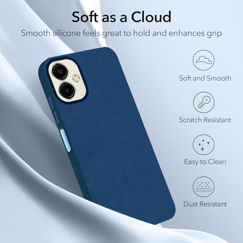 Image of Jkobi Back Cover Case for Samsung Galaxy A06 (Glass Like Camera Protection | Leather Feel | Minimalist Professional Grip)
