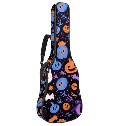 Housse guitare acoustique 109cm Halloween en tissu Oxford étanche