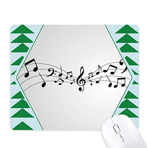 Tapis de souris la musique 5 le dancg personnel motif de pin vert en caoutchouc durable