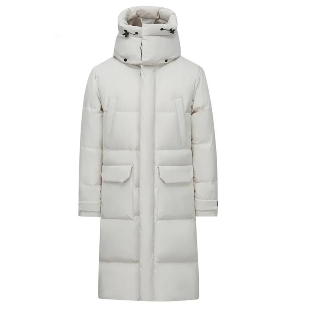 Suwequest Inverno Spesso Caldo Lungo Coppia Piumini Donna Anatra Bianca Giù Stile Utensili Giù Cappotti