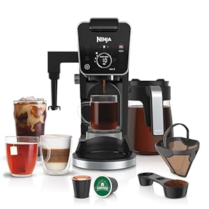 Ninja CFP307 DualBrew Pro Specialty Coffee System, Single-Serve, Compatible with K-Cup Pods, and 12-Cup Drip Coffee Maker, with Permanent Filter