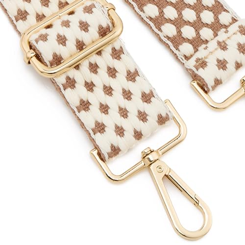 Image of ZOOEASS Wide Shoulder Strap Adjustable Replacement Belt Guitar Style Crossbody Bag Handbag Strap Multicolor Canvas Straps(Wide:1.5in)(Color36)